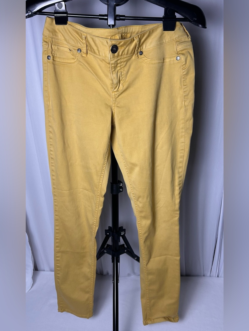 Maurices Men's Slim Yellow Chinos